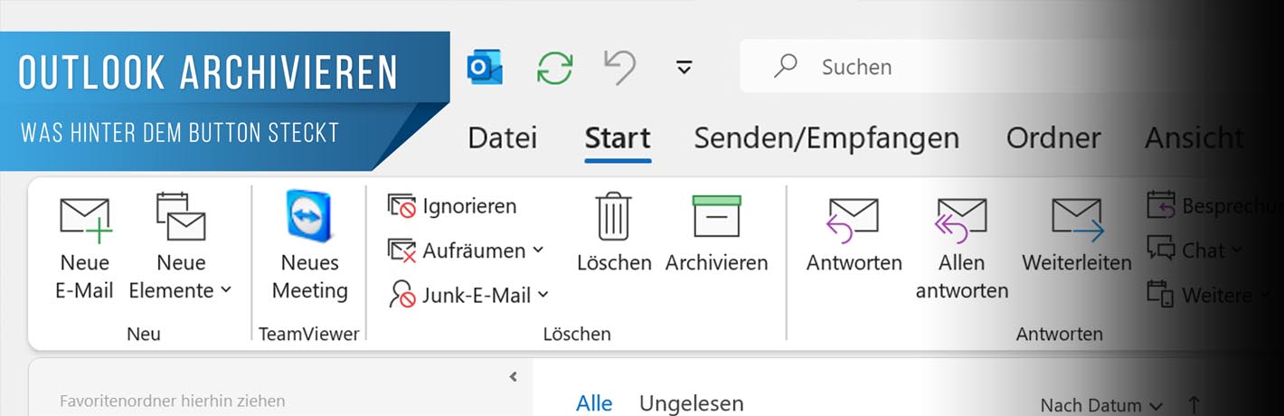 Das Geheimnis des Archivieren-Buttons in Microsoft Outlook