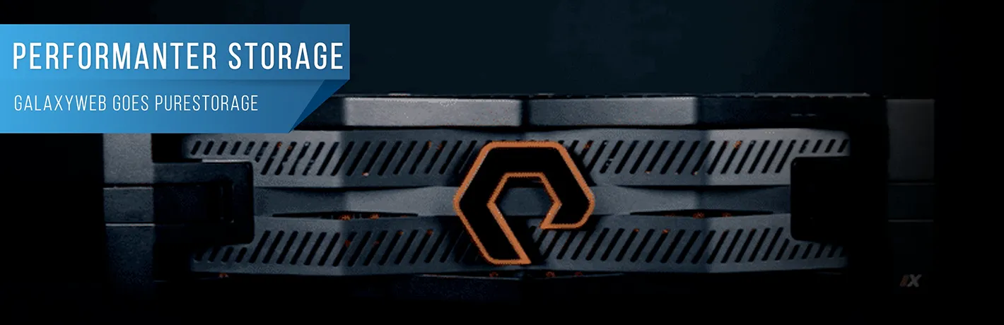 PureStorage FlashArray: Galaxyweb stellt vollständig auf NVMe um