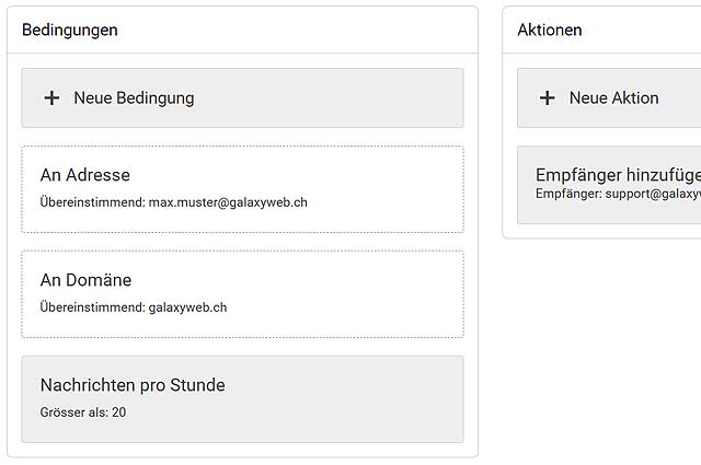 Ereignis - Lastverteilung bei hohem Mailaufkommen